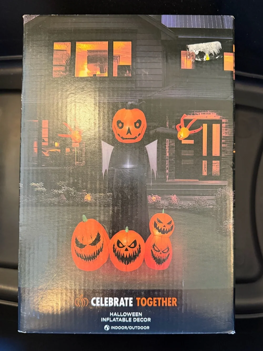 NEW 8 Foot Halloween Pumpkinhead Inflatable Decor by Celebrate Together